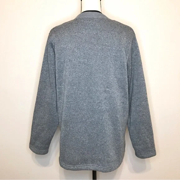 Vintage Holiday Embroidery Kitty Ugly Sweater Christmas Button Festive 90's Y2K - Picture 7 of 16